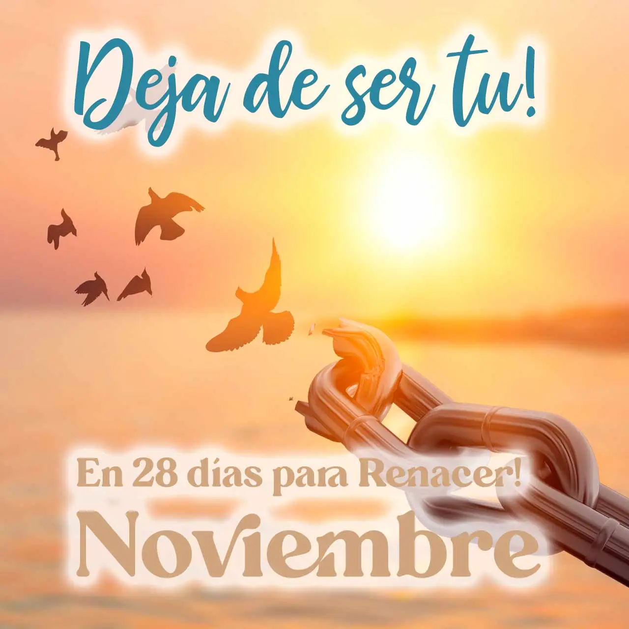 Deja de ser tú!